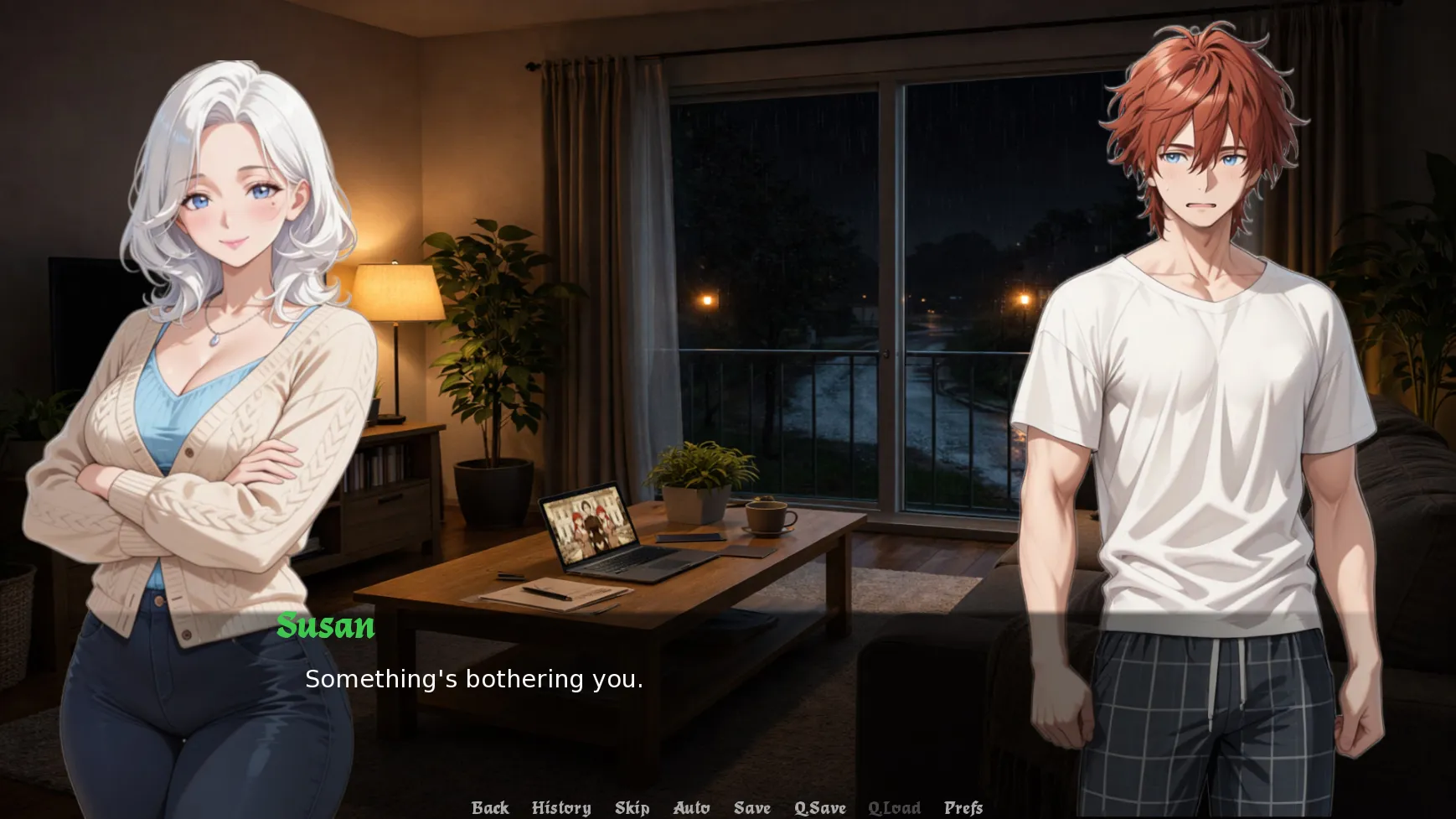 Aetherwyn Manor gameplay screenshot 5 (Ren'Py adult game) by Flameheart Games – free download