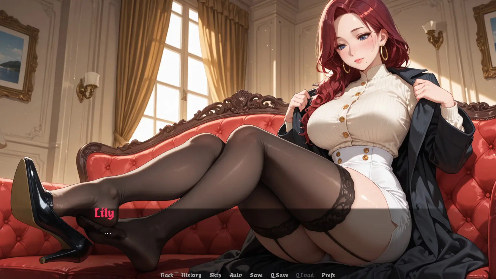 Aetherwyn Manor gameplay screenshot 6 (Ren'Py adult game) by Flameheart Games – free download