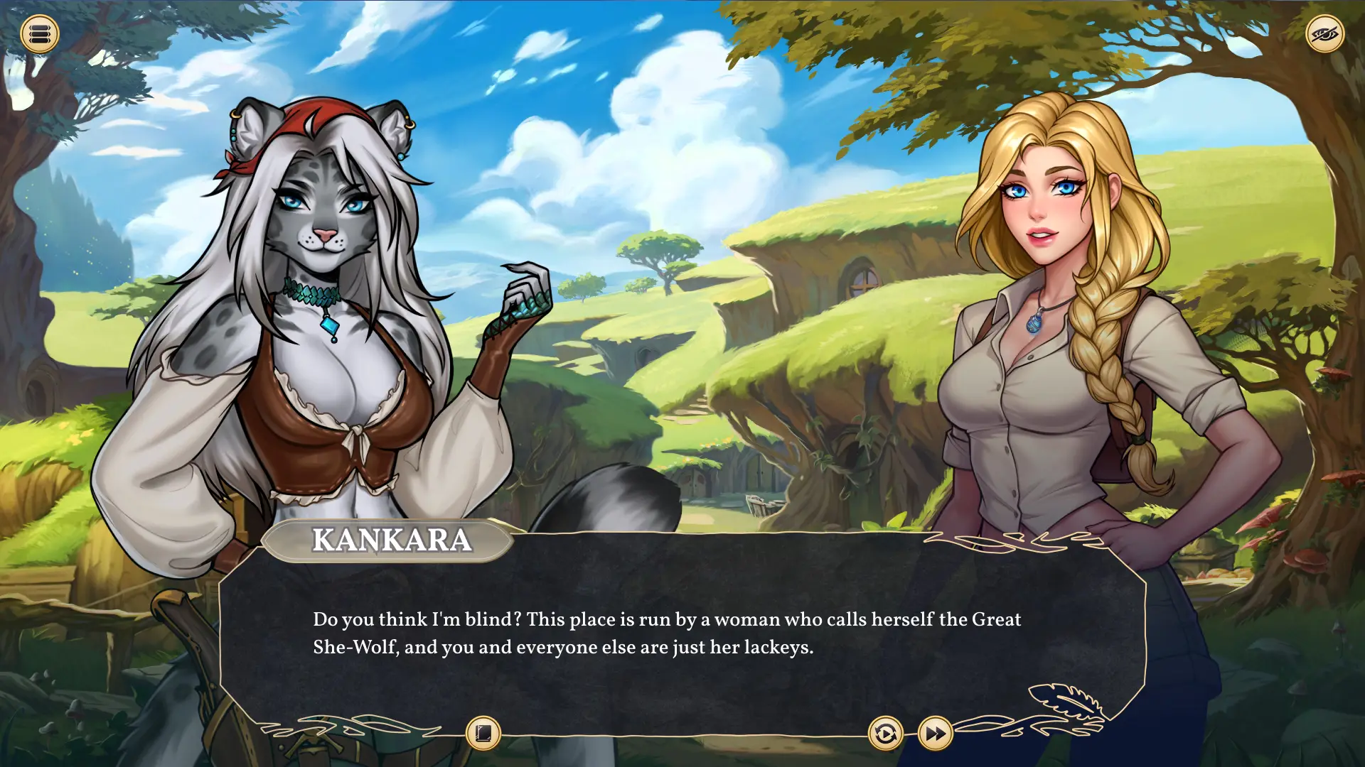 Lyndaria 2: Dragon Passion gameplay screenshot 7 (Unity adult game) by Lustration Team – free download