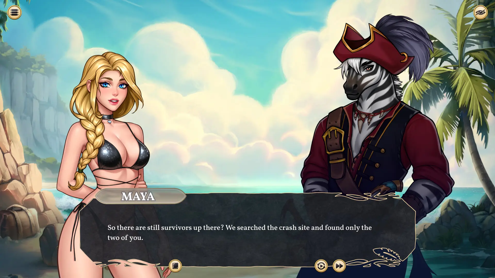 Lyndaria 2: Dragon Passion gameplay screenshot 5 (Unity adult game) by Lustration Team – free download