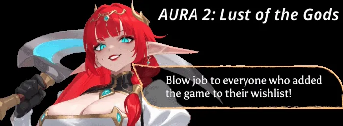 AURA 2: Lust of the Gods cover Demo – Unity adult game by TopHouse Studio free download