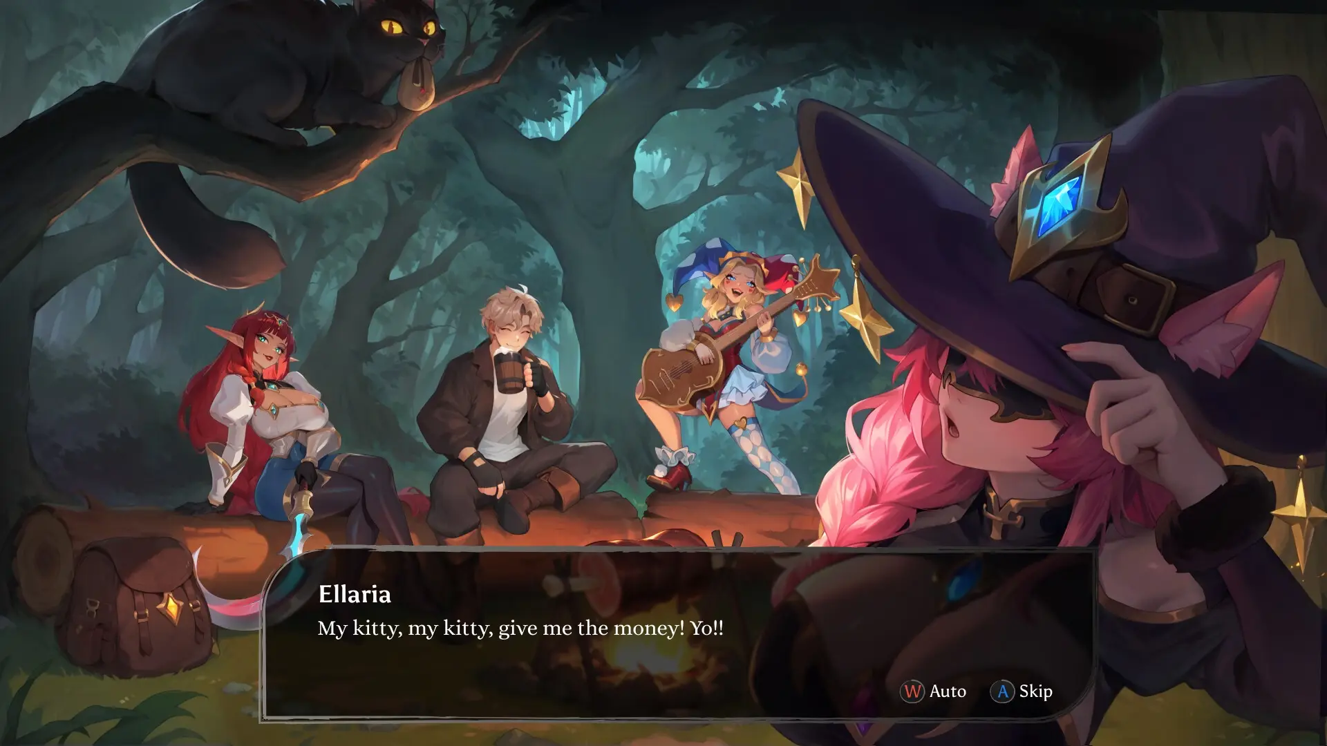 AURA 2: Lust of the Gods gameplay screenshot 1 (Unity adult game) by TopHouse Studio – free download