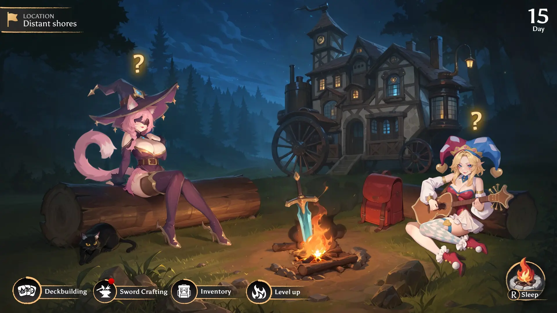 AURA 2: Lust of the Gods gameplay screenshot 3 (Unity adult game) by TopHouse Studio – free download