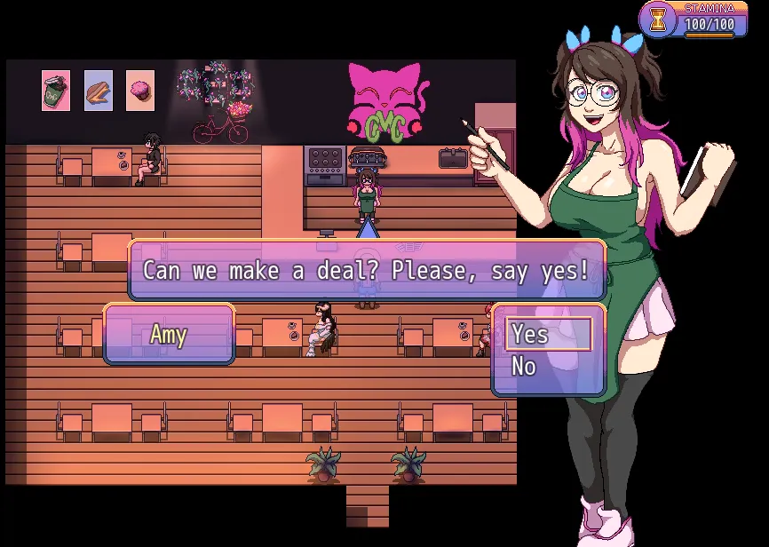 Chilling Ridge gameplay screenshot 2 (RPGM adult game) by Catmilk Studios – free download