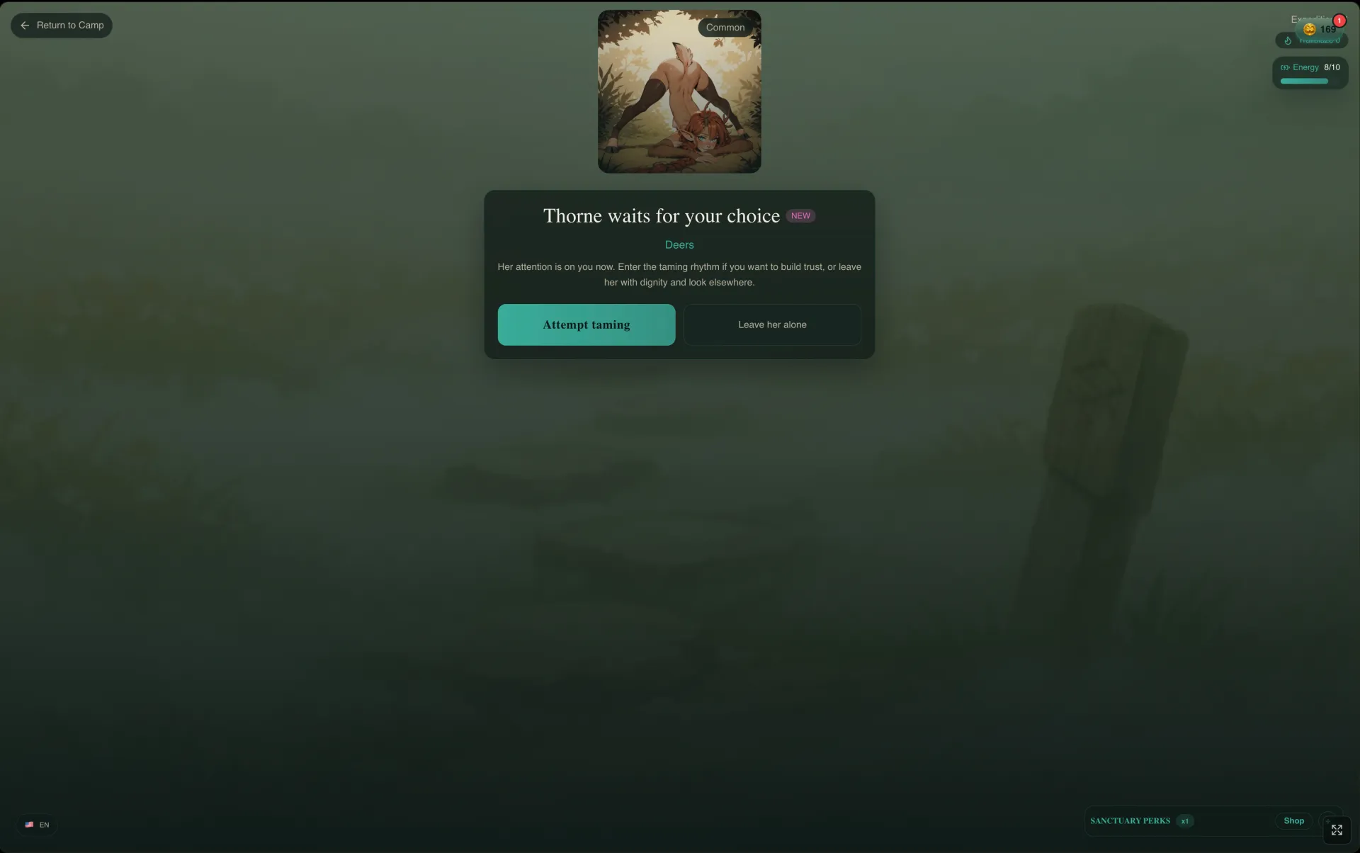 Chimera Haven gameplay screenshot 4 (WebGL adult game) by Shaste – free download