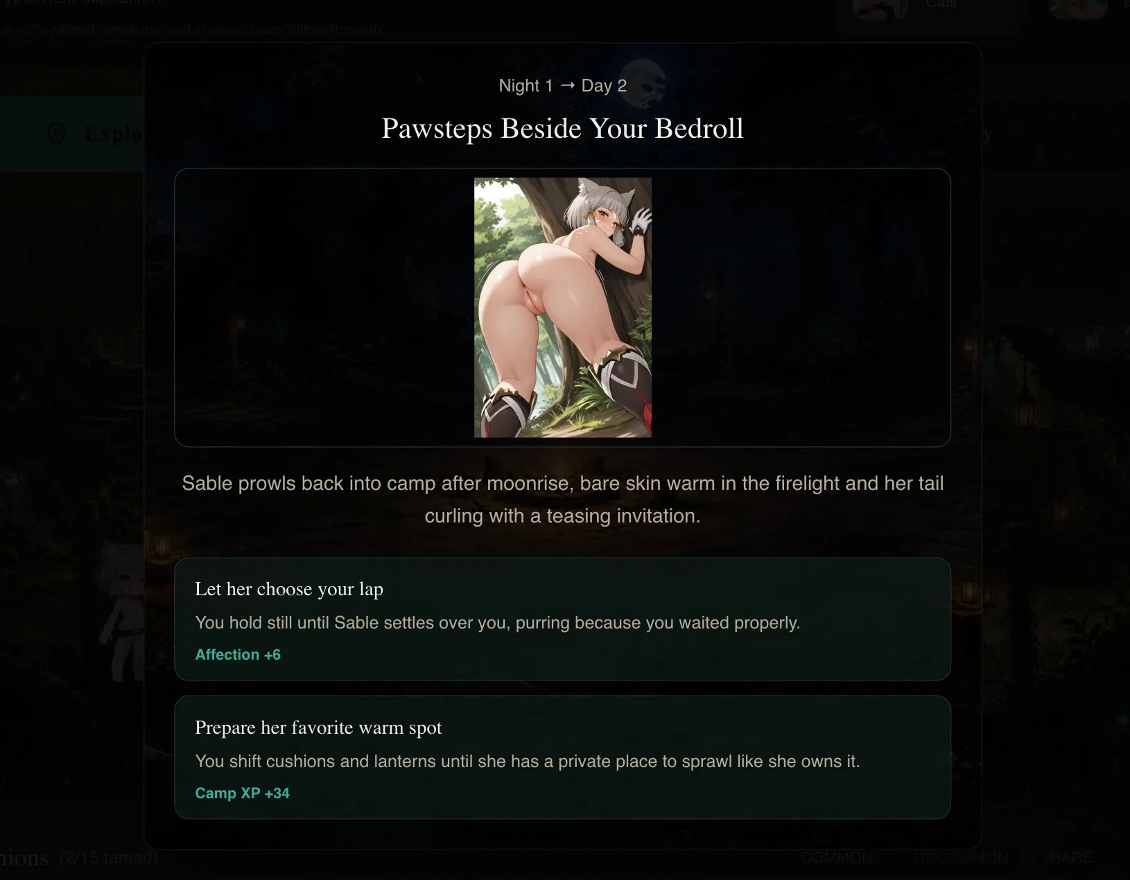 Chimera Haven gameplay screenshot 9 (WebGL adult game) by Shaste – free download