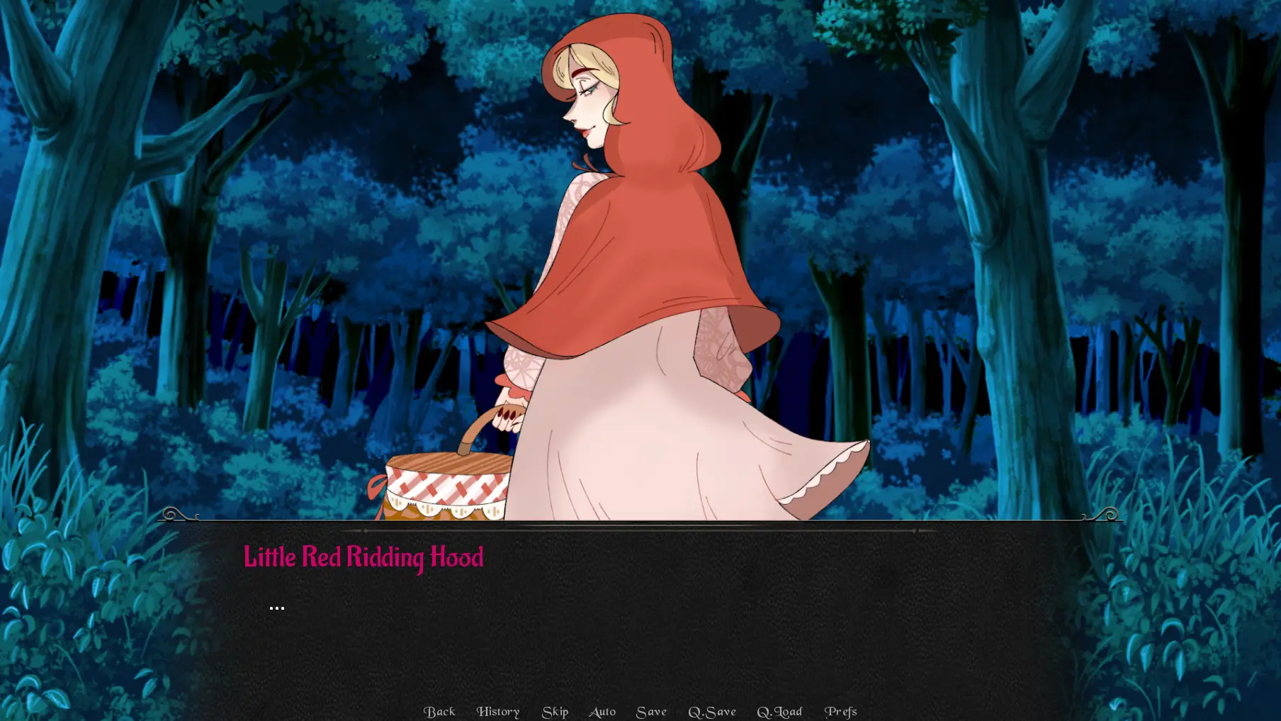 How Little Red Ridding Hood XOXO the Big Bad Wolf gameplay screenshot 6 (Ren'Py adult game) by Little Reds Helper – free download