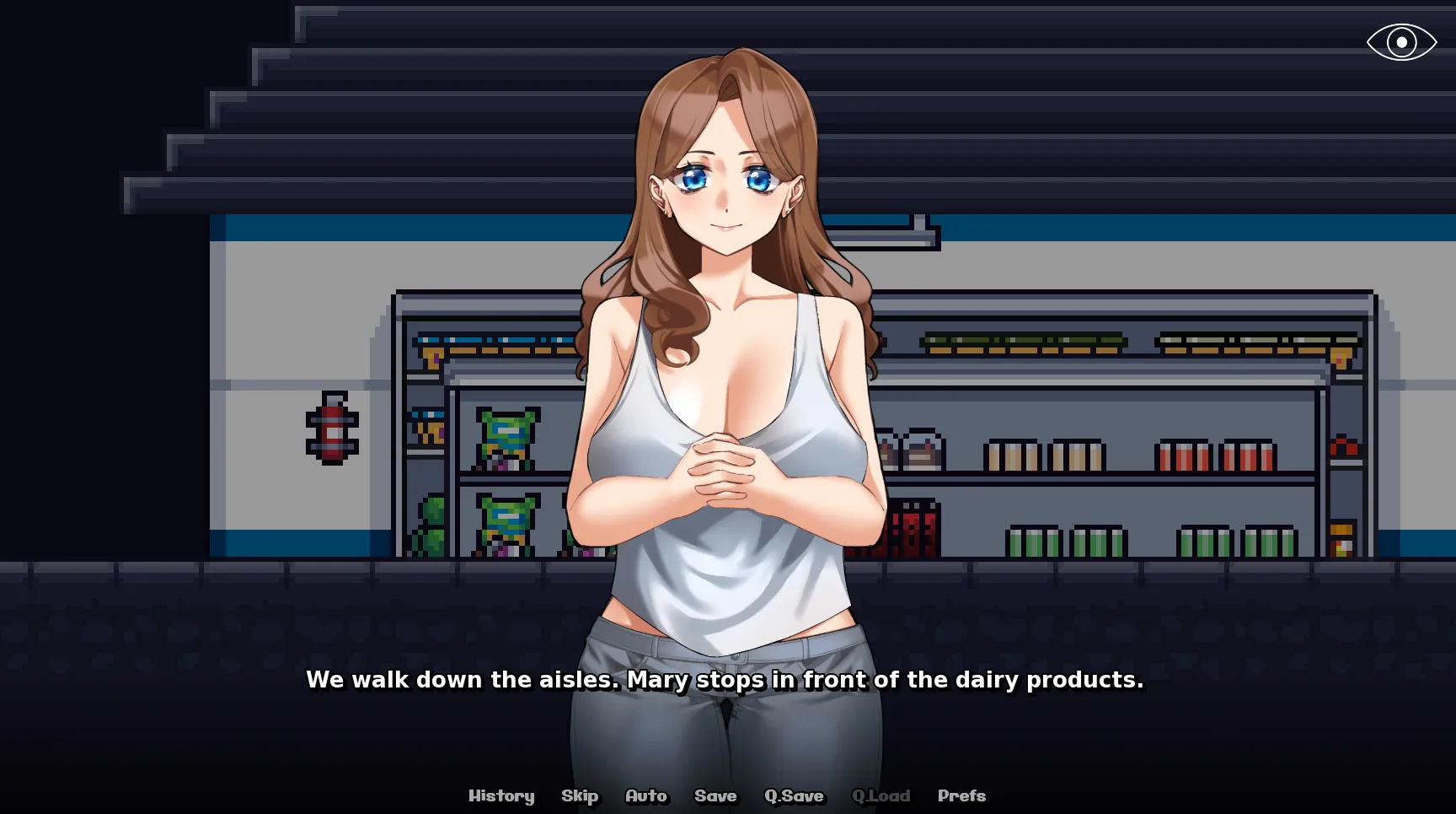 Behind Her Smile gameplay screenshot 9 (Ren'Py adult game) by BehindSmileVN – free download