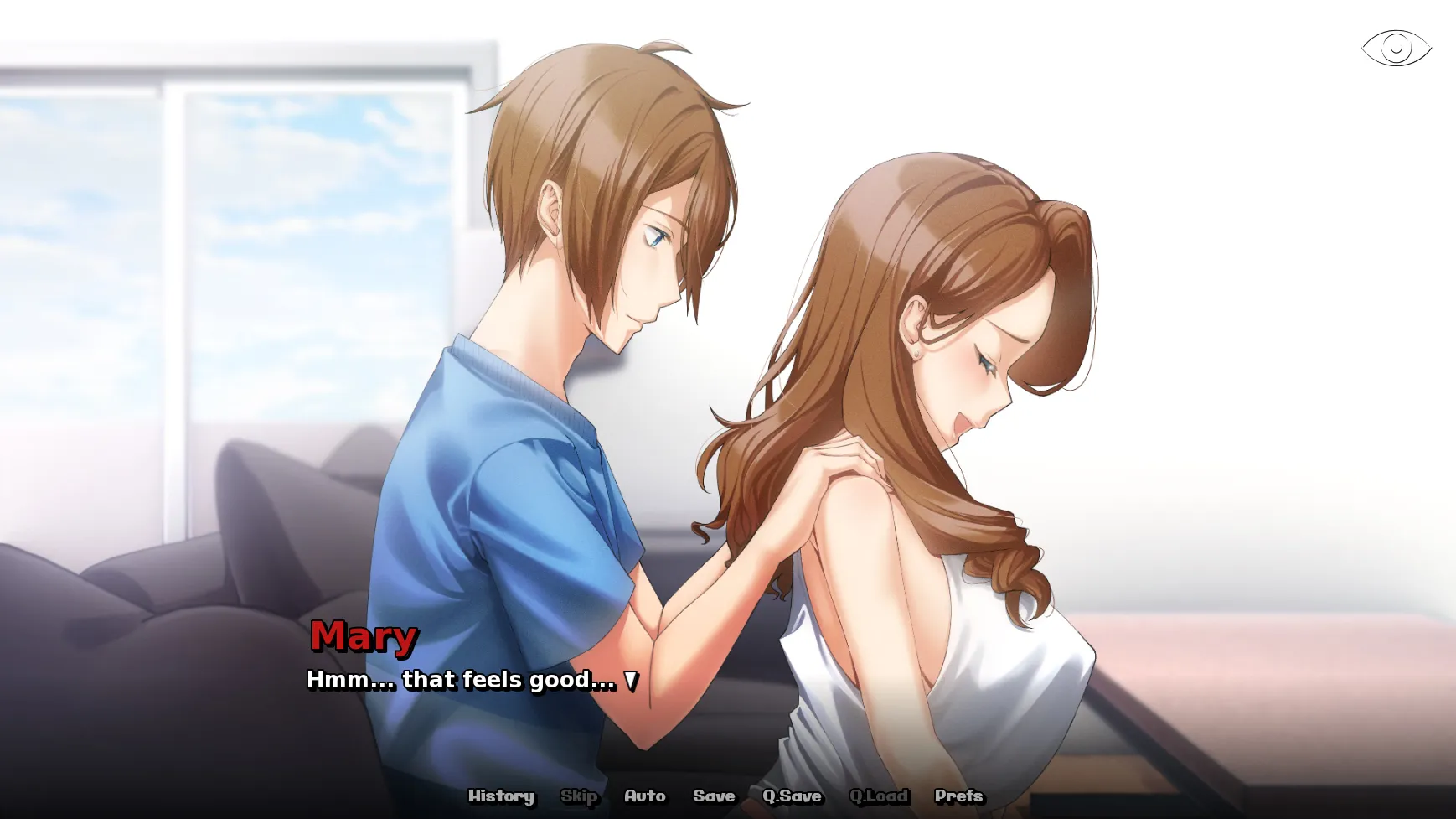 Behind Her Smile gameplay screenshot 6 (Ren'Py adult game) by BehindSmileVN – free download