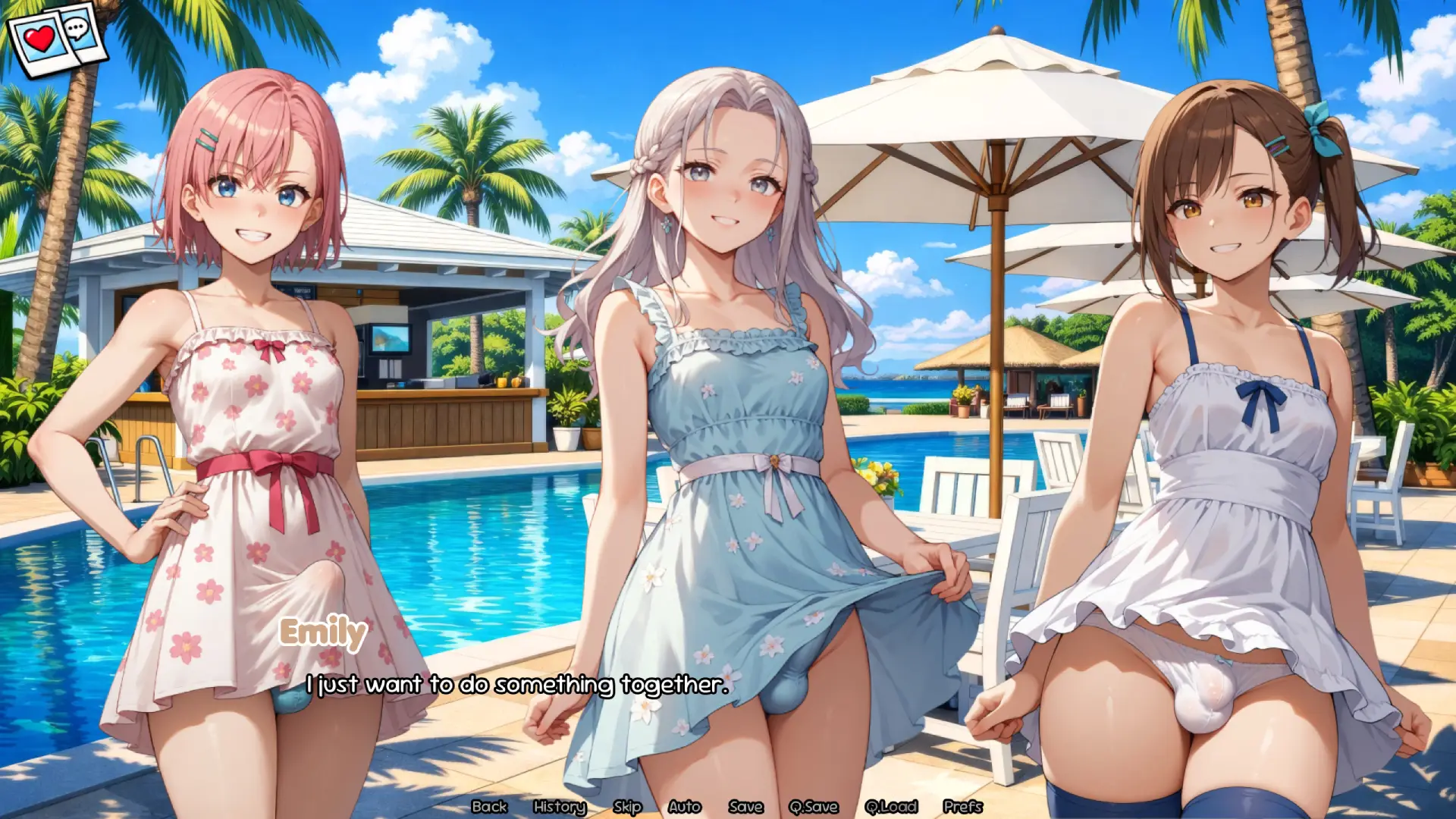 My Futa Girlfriend gameplay screenshot 4 (Ren'Py adult game) by Tatami Visual/Wet Dreams – free download