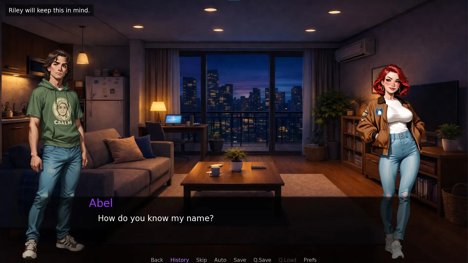 After Hours: Lines of Desire gameplay screenshot 2 (Ren'Py adult game) by AfterHours Interactive – free download