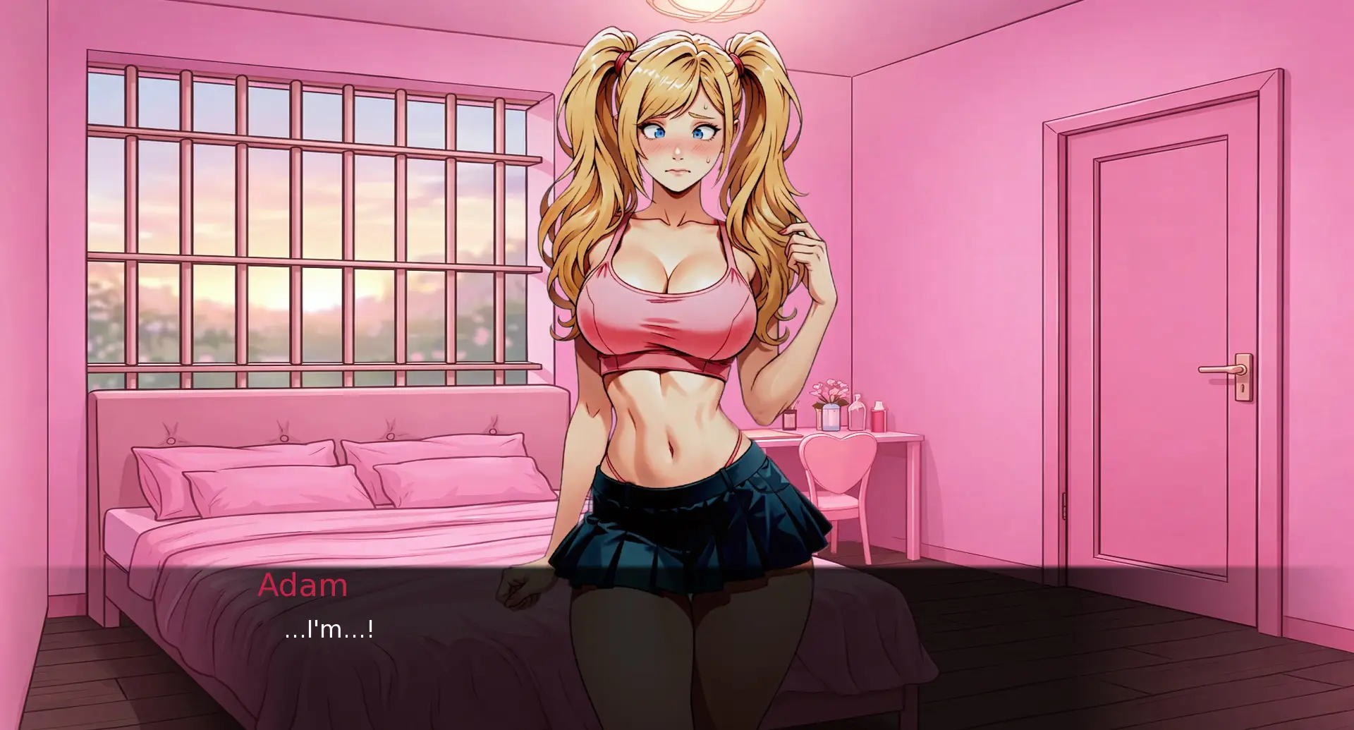 The Pink Answer Remastered gameplay screenshot 10 (Ren'Py adult game) by MobsterCorgi – free download