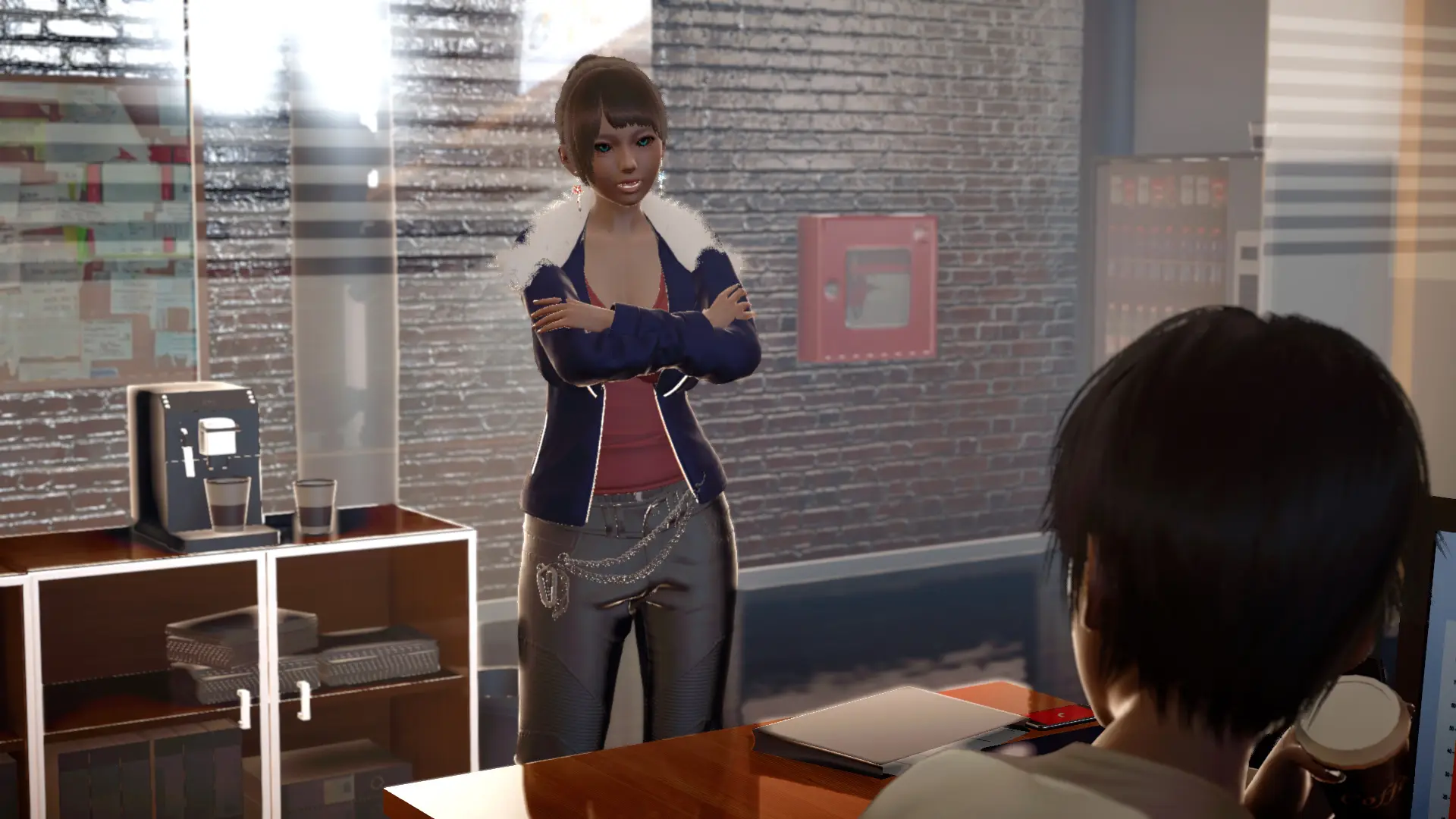 Sins of the Neon City gameplay screenshot 2 (Ren'Py adult game) by Sad and bad – free download