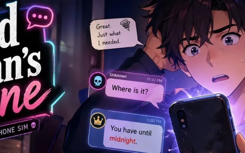 Dead Man’s Phone cover 0.8 Demo – Ren'Py adult game by VelvetWheel free download