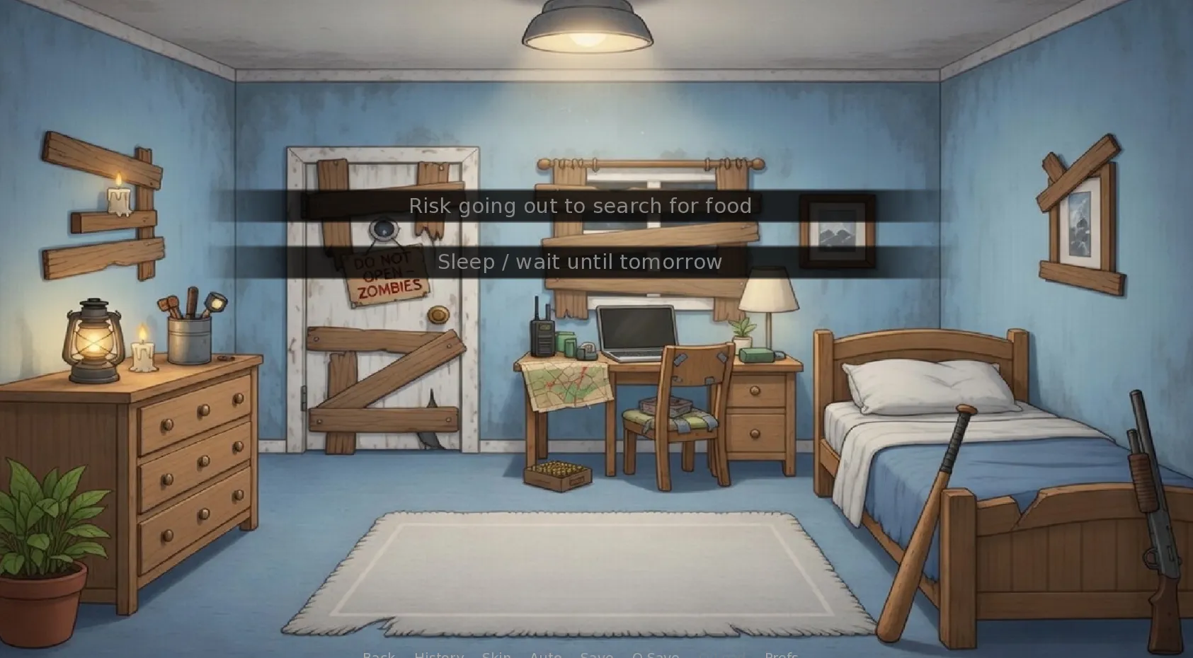 Zombie Euphoria gameplay screenshot 6 (Ren'Py adult game) by rawd studio – free download
