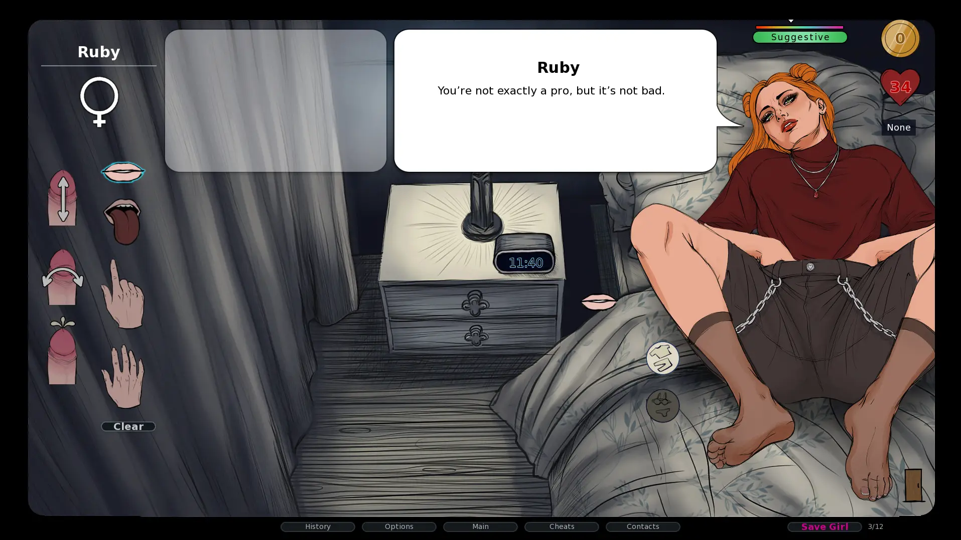 Love App gameplay screenshot 5 (Ren'Py adult game) by Decay Protocols – free download