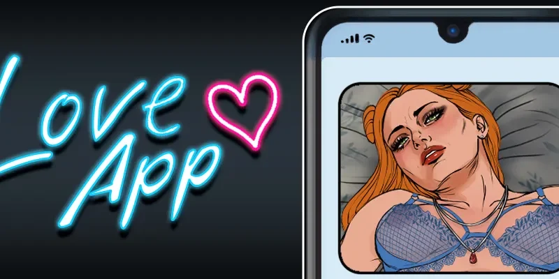Love App cover 1.0 – Ren'Py adult game by Decay Protocols free download