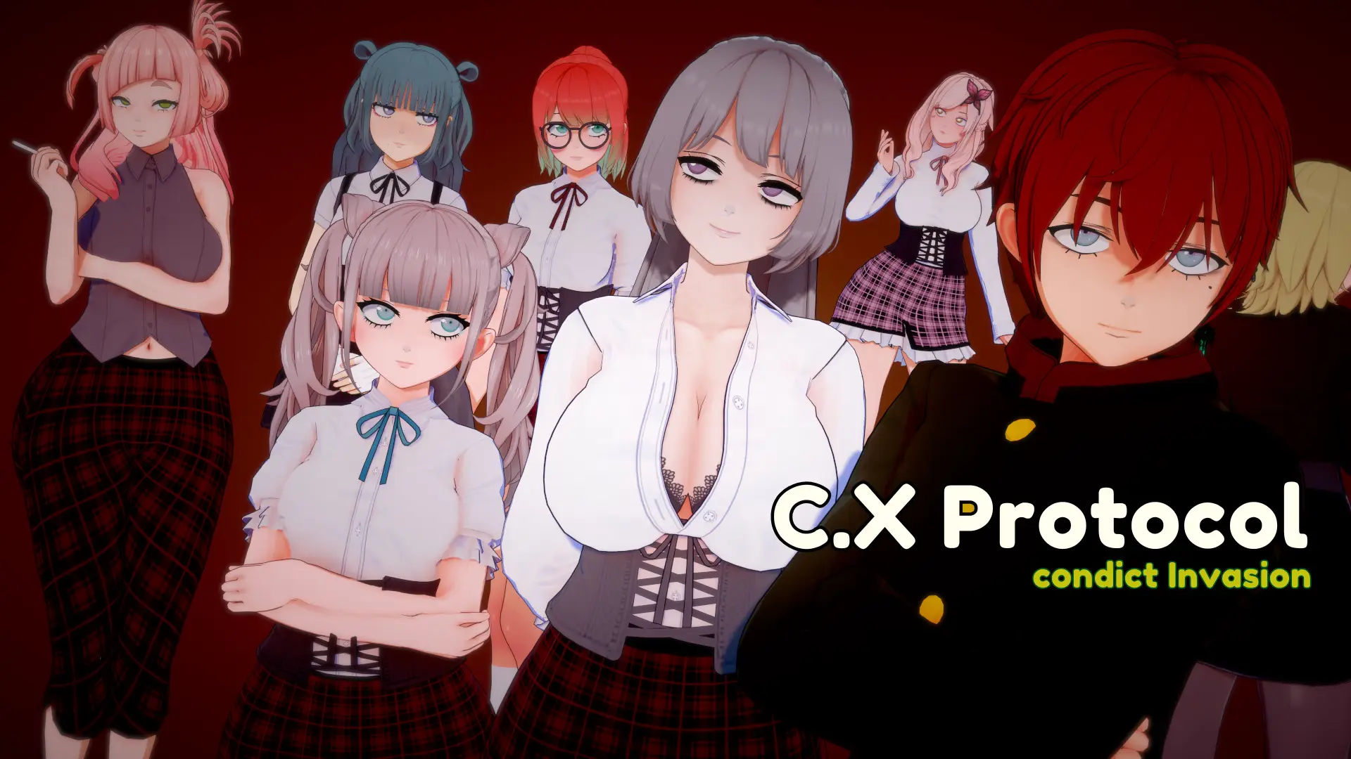 C.X Protocol: Condict Invasion gameplay screenshot 8 (Ren'Py adult game) by SuckylittleD – free download