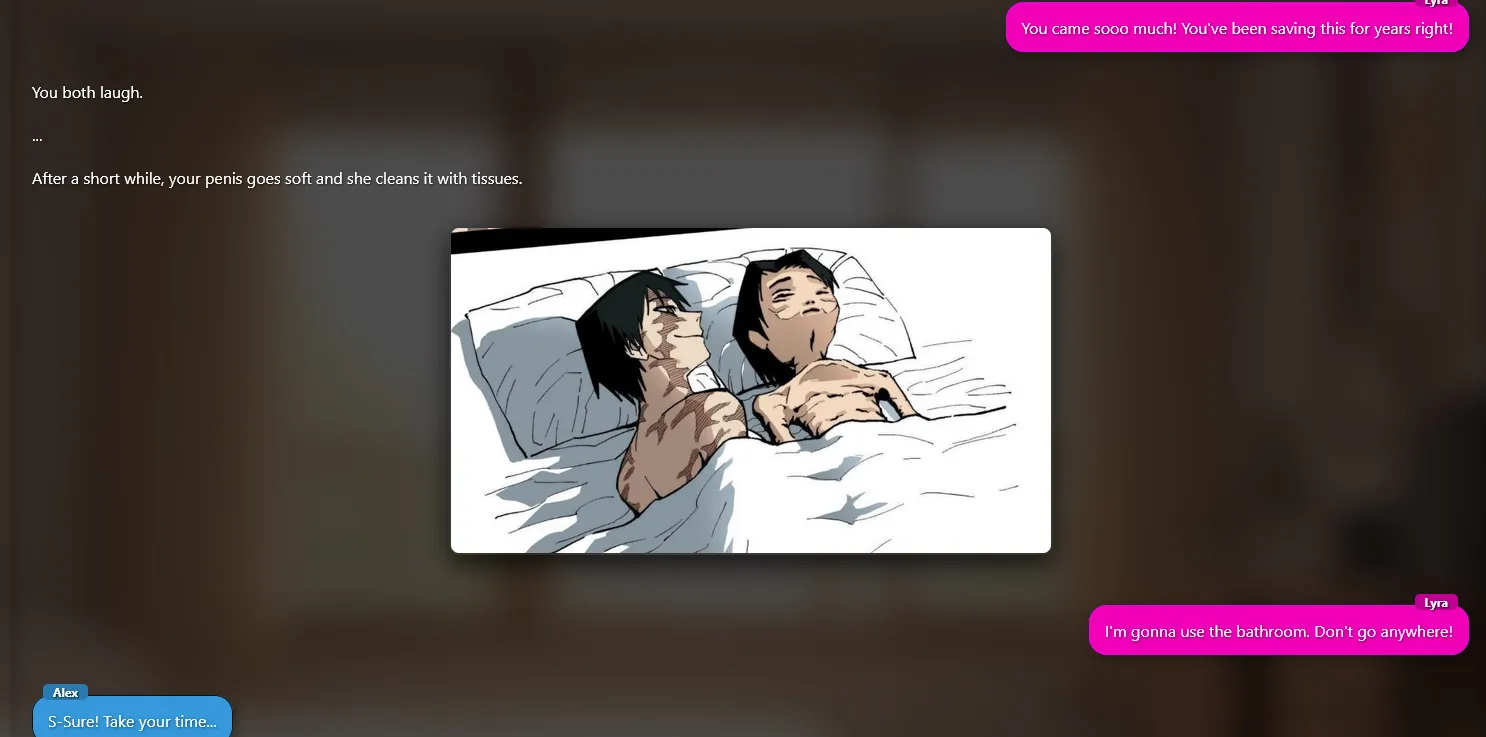 First Time gameplay screenshot 4 (HTML adult game) by StoryTeller0 – free download