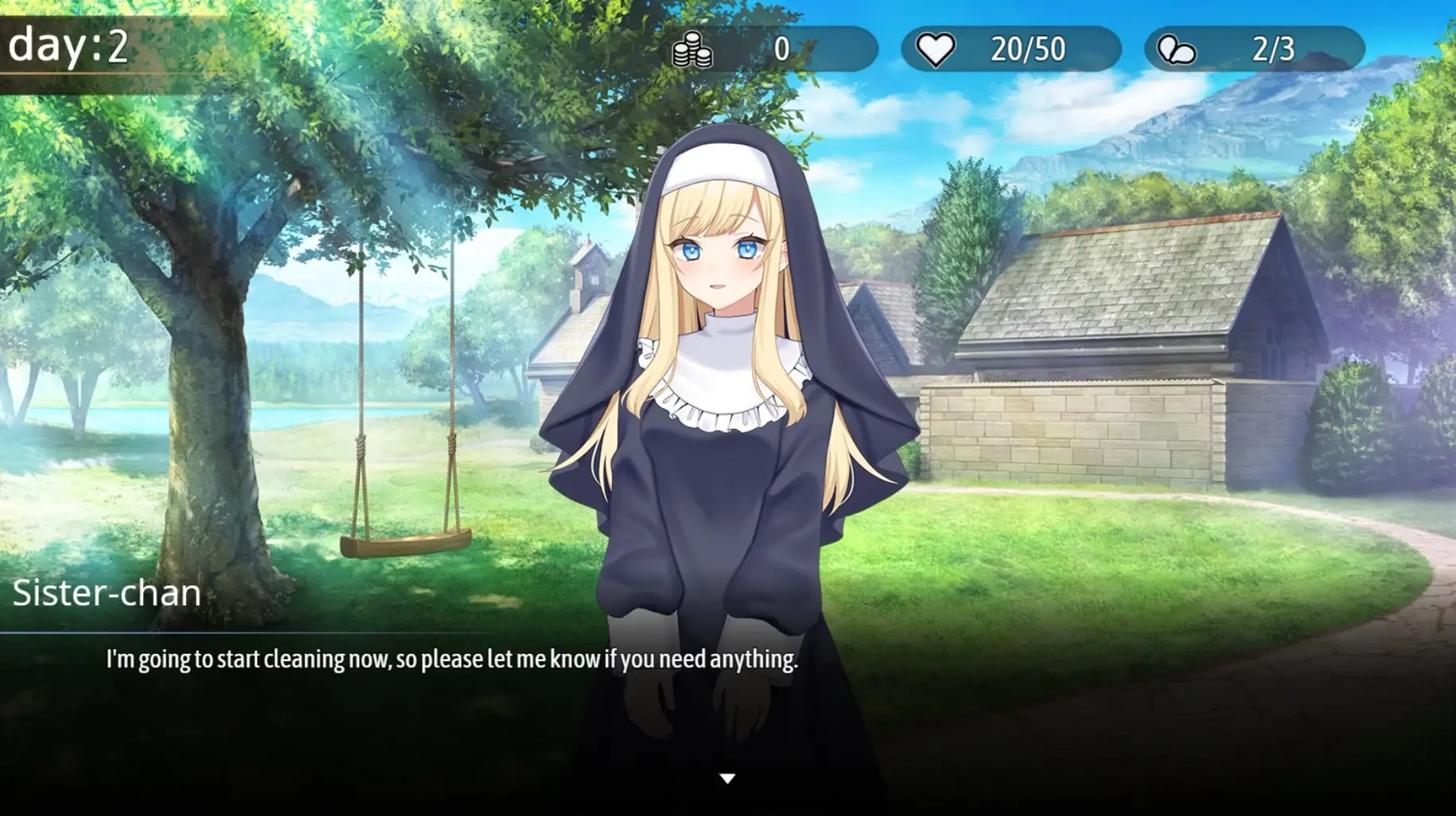 Halcyon Days ~Sunny Days with Sister-chan~ gameplay screenshot 8 (RPGM adult game) by CatNight – free download
