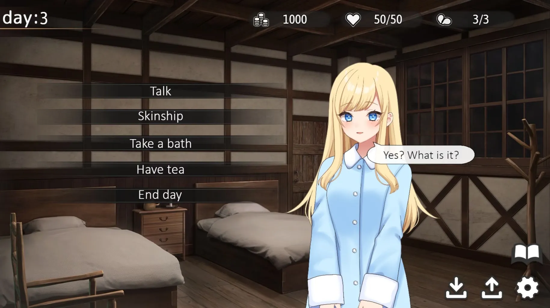 Halcyon Days ~Sunny Days with Sister-chan~ gameplay screenshot 5 (RPGM adult game) by CatNight – free download