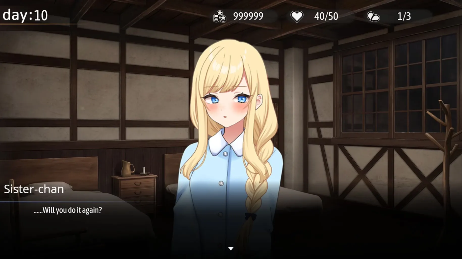 Halcyon Days ~Sunny Days with Sister-chan~ gameplay screenshot 14 (RPGM adult game) by CatNight – free download