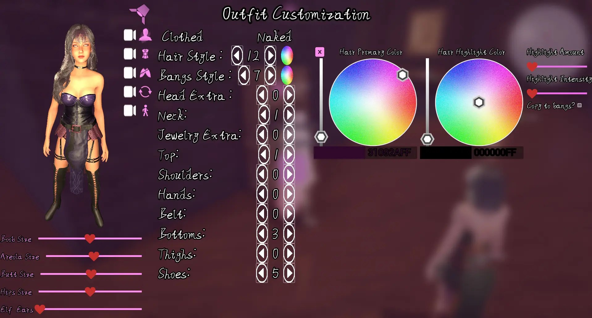 Lust Witch: Lewd Redemptions gameplay screenshot 3 (Unreal Engine adult game) by Broke Joke Games – free download