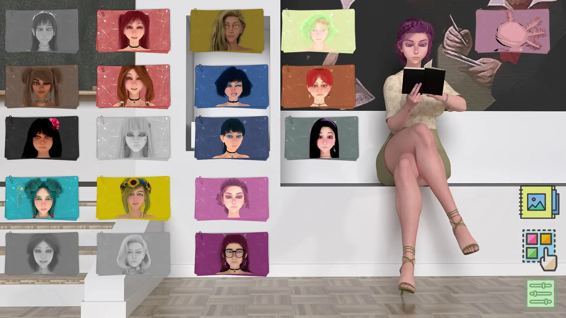 Sonata Capriccio gameplay screenshot 13 (Ren'Py adult game) by Bryolecz Productions – free download