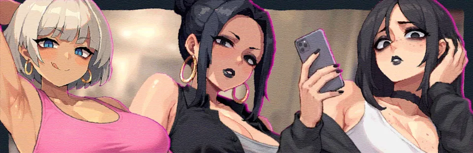Goth Obsession: Touch Adventure gameplay screenshot 4 (Unity adult game) by Mora the Goth Girl – free download