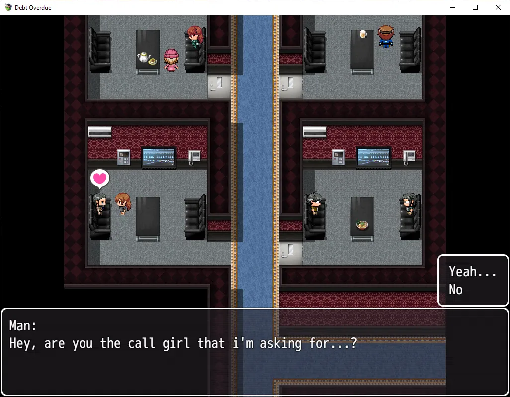 Overdue Debt gameplay screenshot 5 (RPGM adult game) by Pacuy Work's – free download