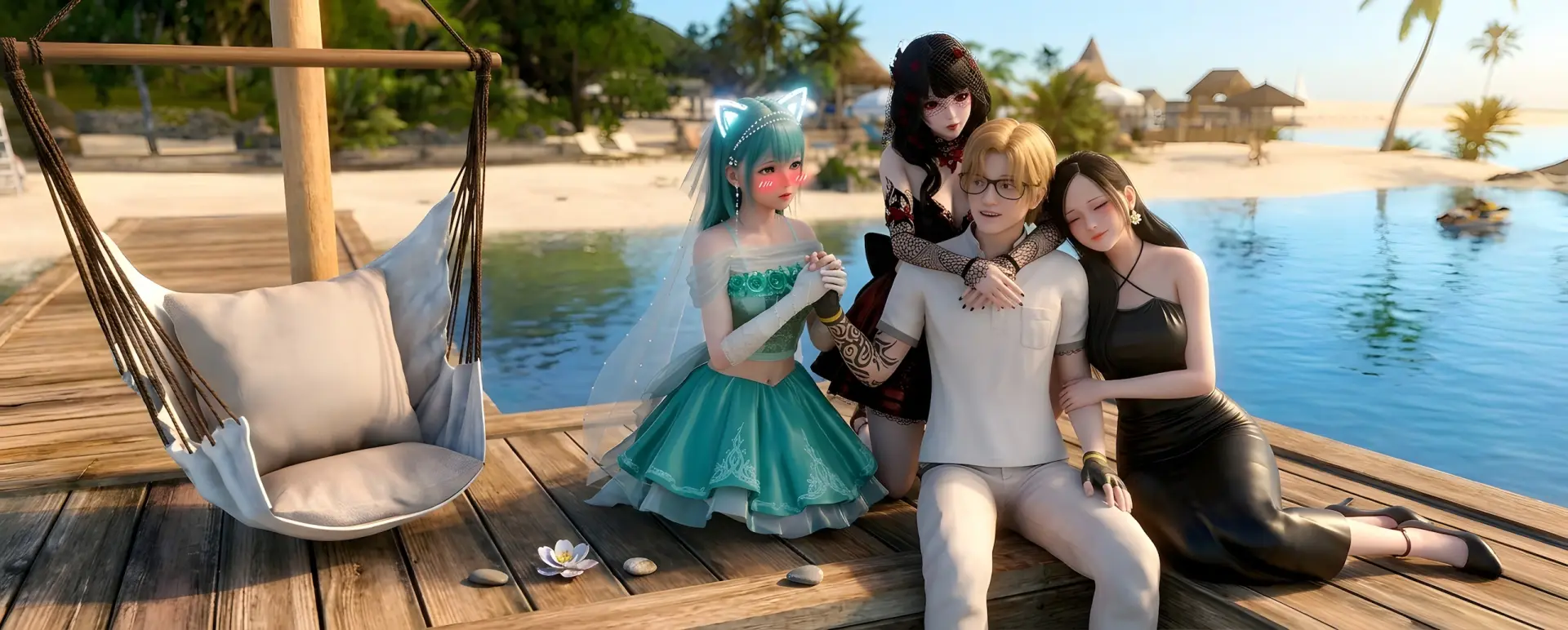 Chameleon Shore gameplay screenshot 2 (Ren'Py adult game) by CLO.VIX – free download