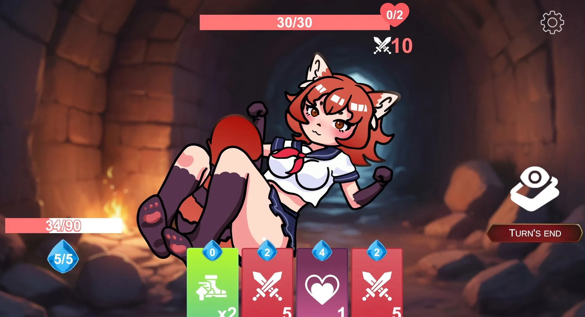 Hentai Dungeon gameplay screenshot 3 (Unity adult game) by Amsern Studio – free download