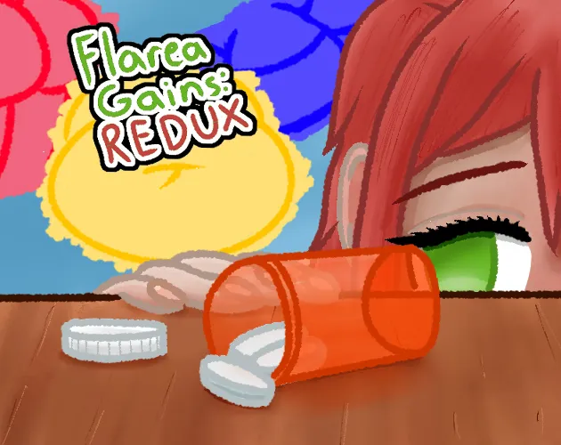 Flarea Gains: Redux cover 1.0 – HTML adult game by Anvilandthechipmunks free download