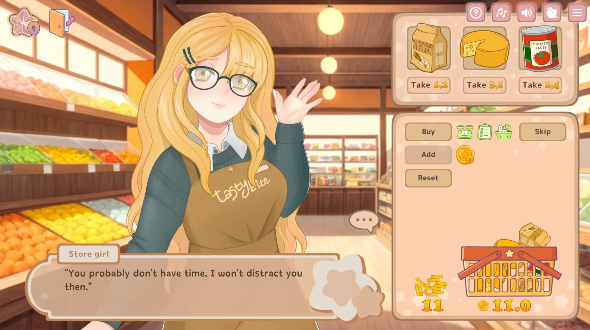 Tasty Bite: Food Dating Simulator gameplay screenshot 2 (Unity adult game) by DuckMemeticsGames – free download