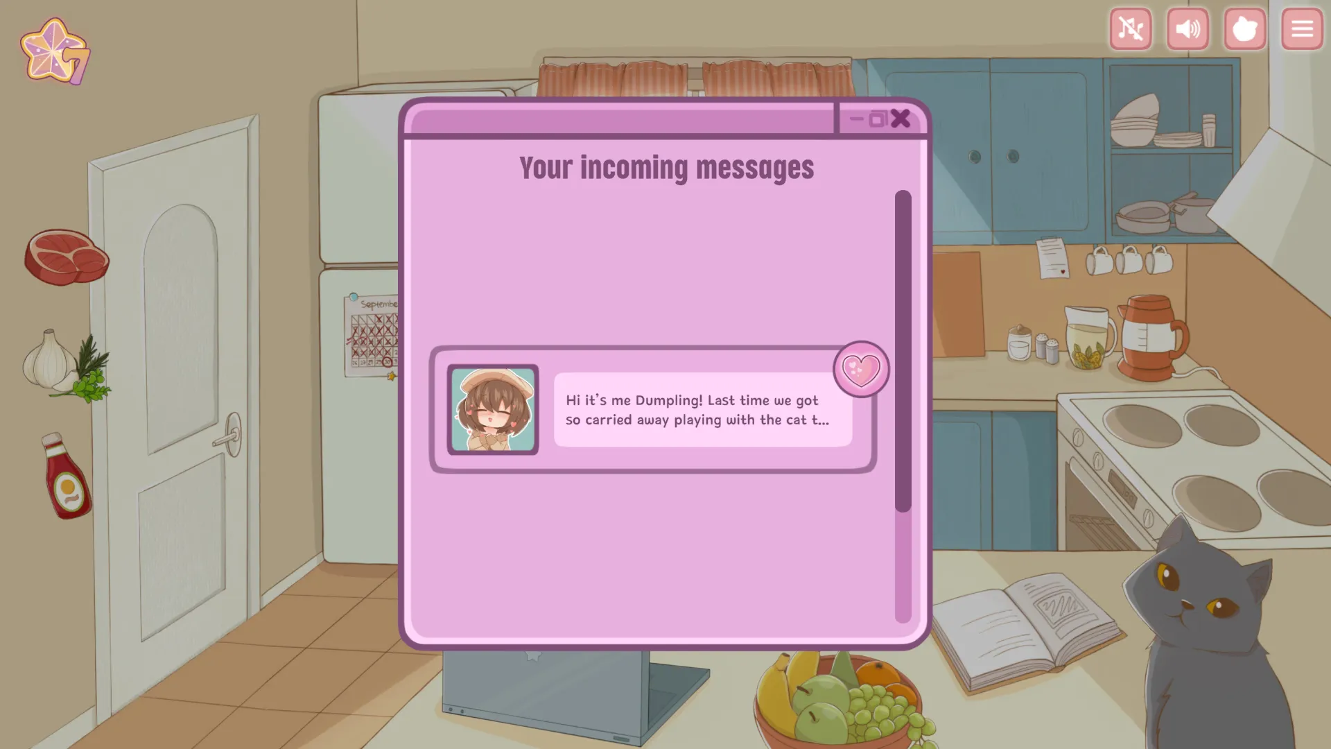Tasty Bite: Food Dating Simulator gameplay screenshot 10 (Unity adult game) by DuckMemeticsGames – free download