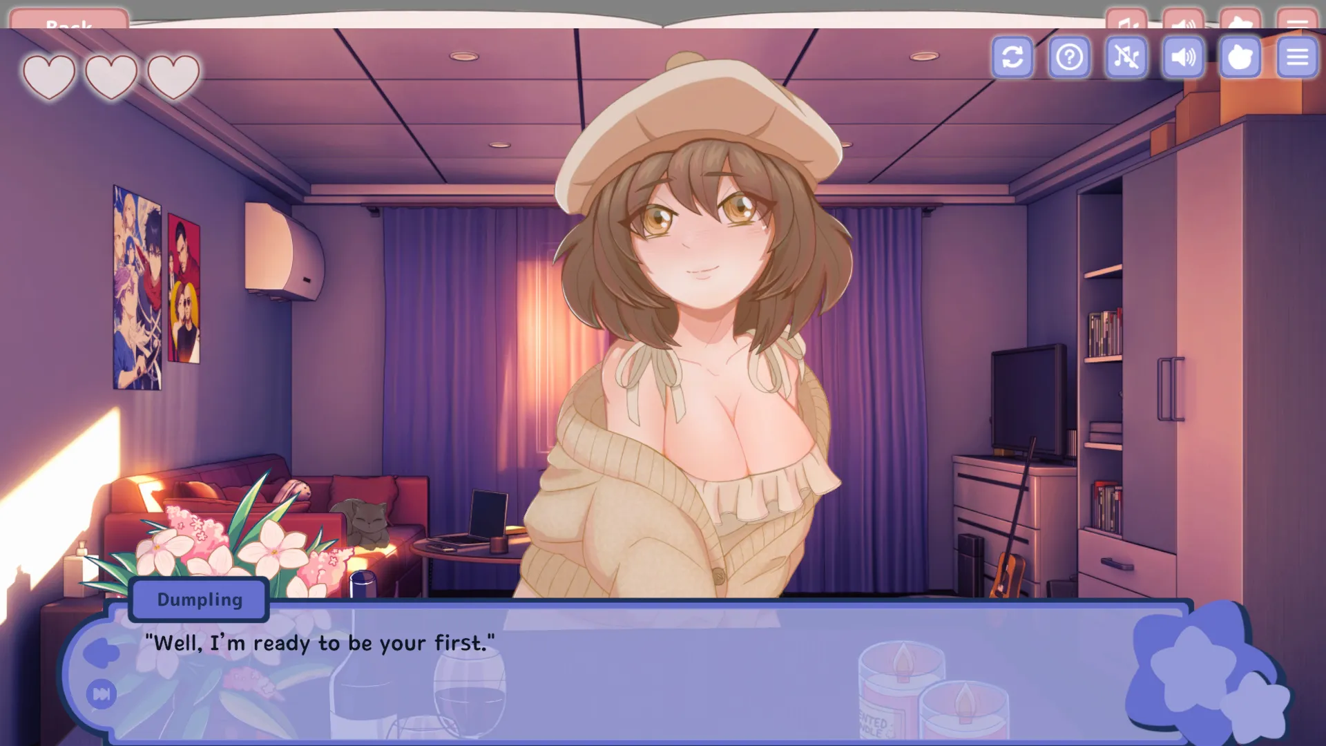 Tasty Bite: Food Dating Simulator gameplay screenshot 15 (Unity adult game) by DuckMemeticsGames – free download