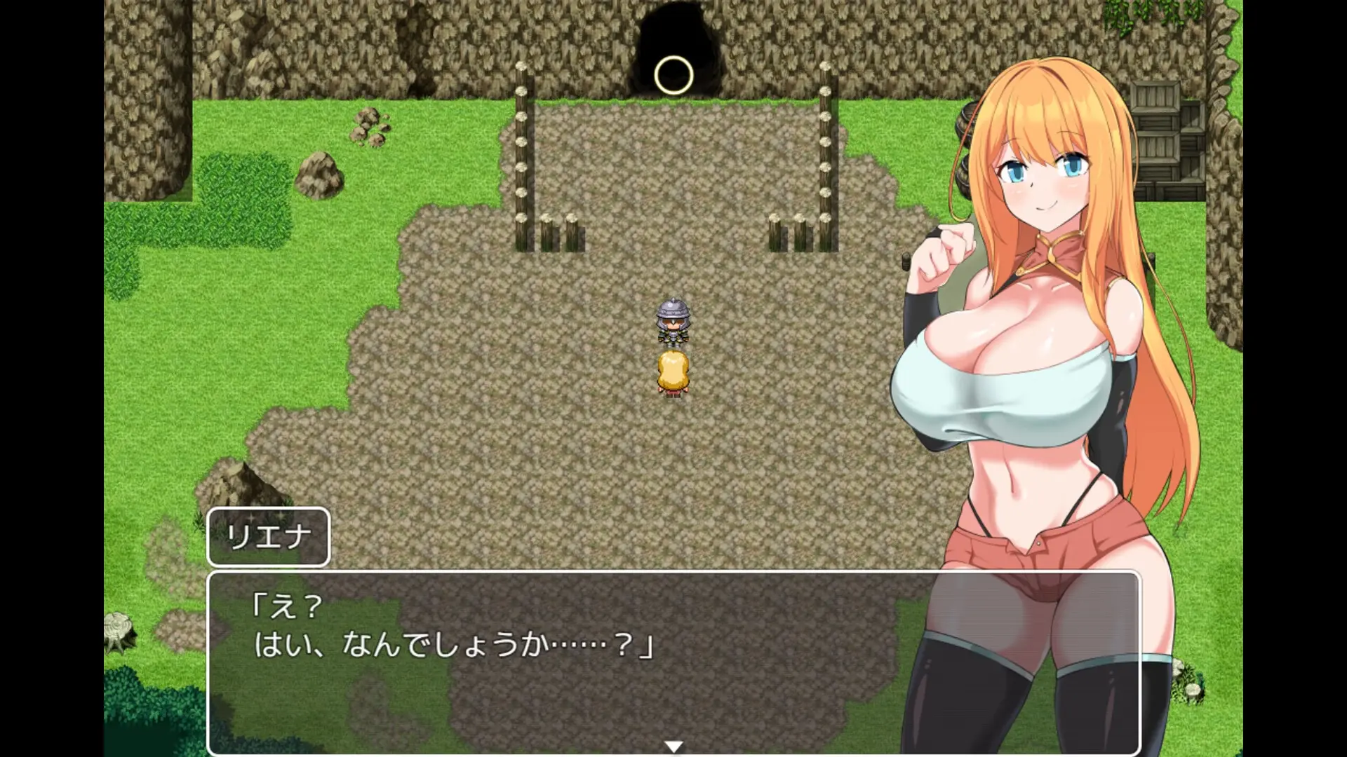 Adventurer Liena: The Targeted Girl and Her Boyfriend gameplay screenshot 12 (RPGM adult game) by Miracleglittica – free download
