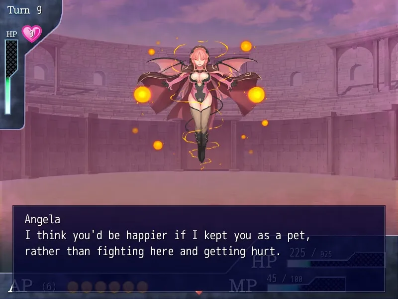 Princess Colosseum gameplay screenshot 3 (Wolf RPG adult game) by Flamme Soft – free download