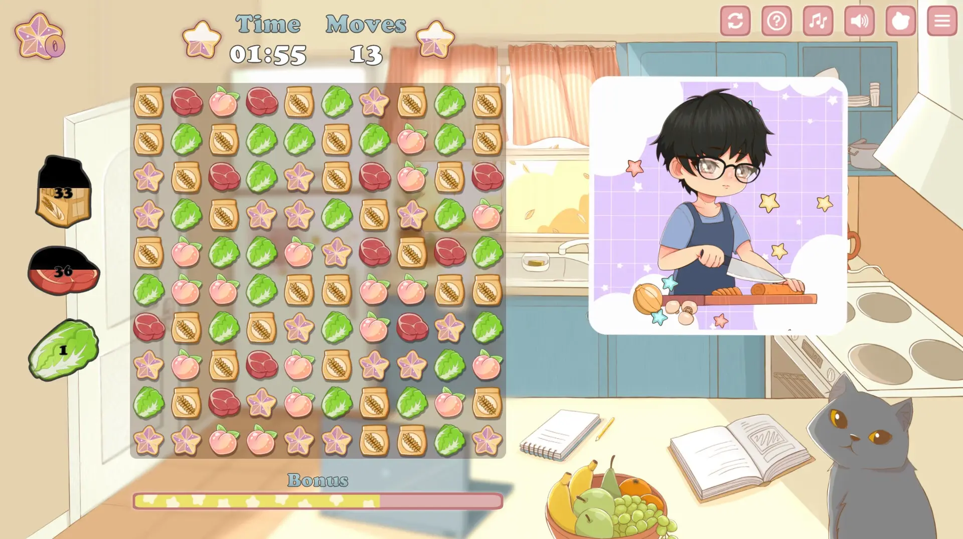 Tasty Bite: Food Dating Simulator gameplay screenshot 5 (Unity adult game) by DuckMemeticsGames – free download