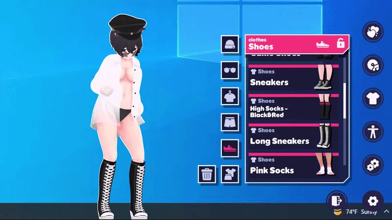 Neko Desktop Pet 2 gameplay screenshot 5 (Unity adult game) by SatyrKing – free download