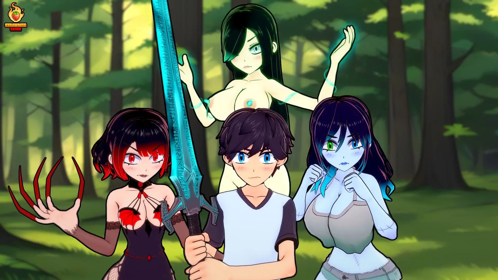 Haunted Gravings gameplay screenshot 13 (Ren'Py adult game) by StrawniteGames – free download