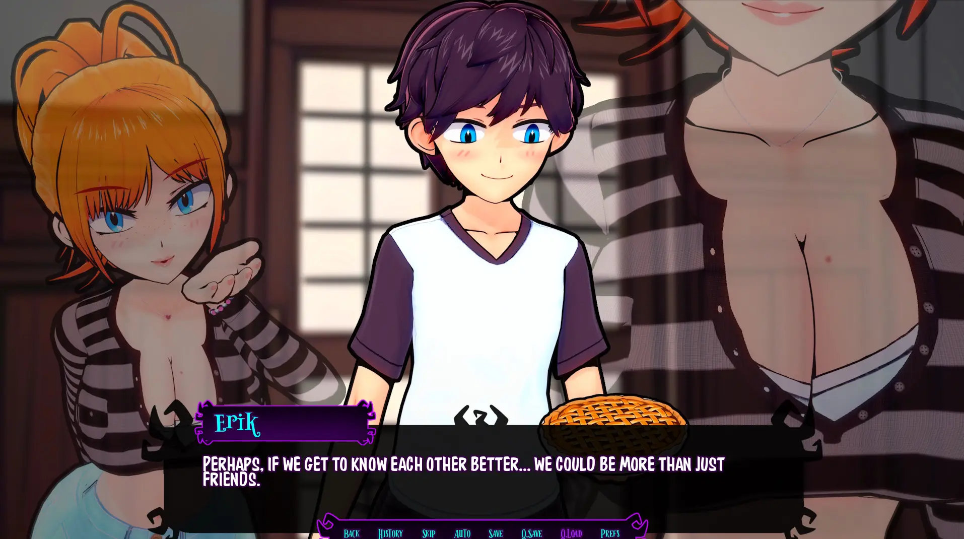 Haunted Gravings gameplay screenshot 14 (Ren'Py adult game) by StrawniteGames – free download