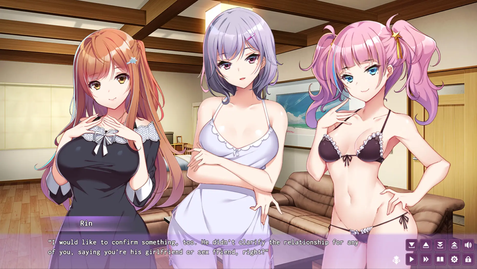 Girls’ Dorm -Managing an all-girls’ dormitory- gameplay screenshot 8 (Others adult game) by Azarashi Software Plus One – free download