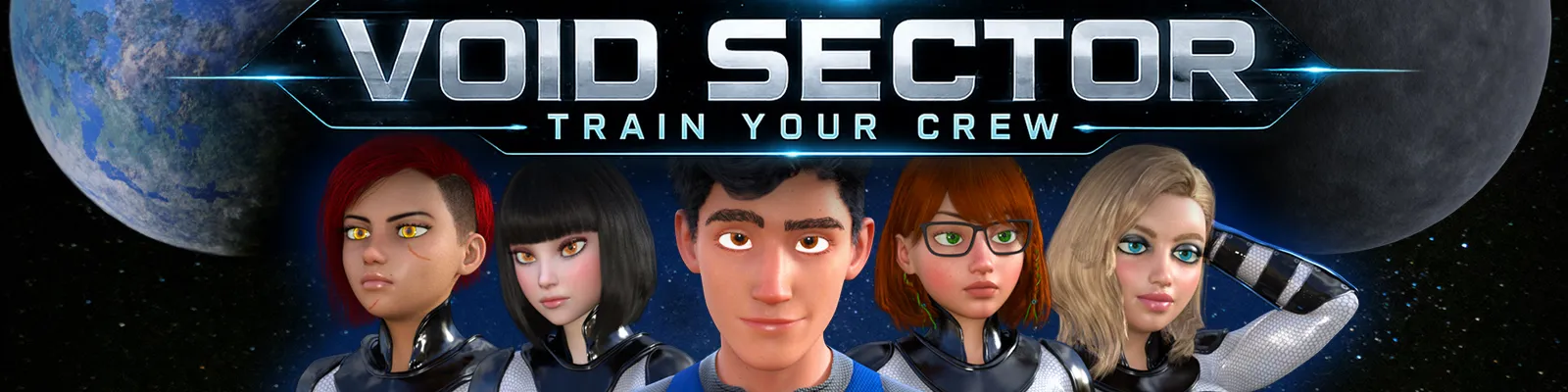 Void Sector: Train your crew gameplay screenshot 1 (RPGM adult game) by Grakio – free download