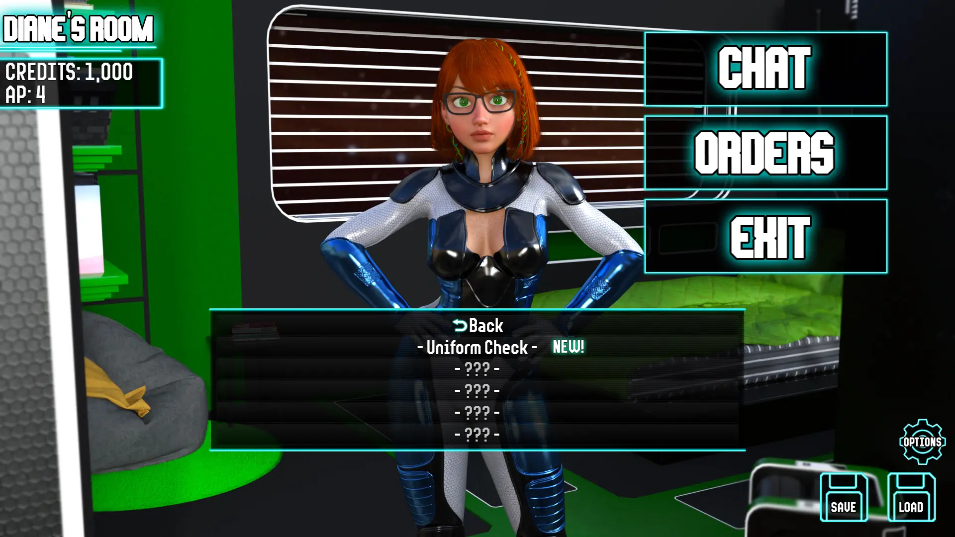 Void Sector: Train your crew gameplay screenshot 4 (RPGM adult game) by Grakio – free download