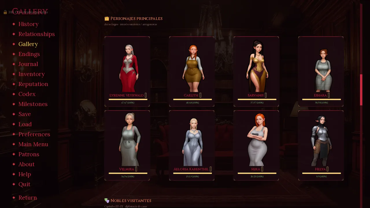 Chains of the Forest gameplay screenshot 7 (Ren'Py adult game) by MRGN Studios – free download