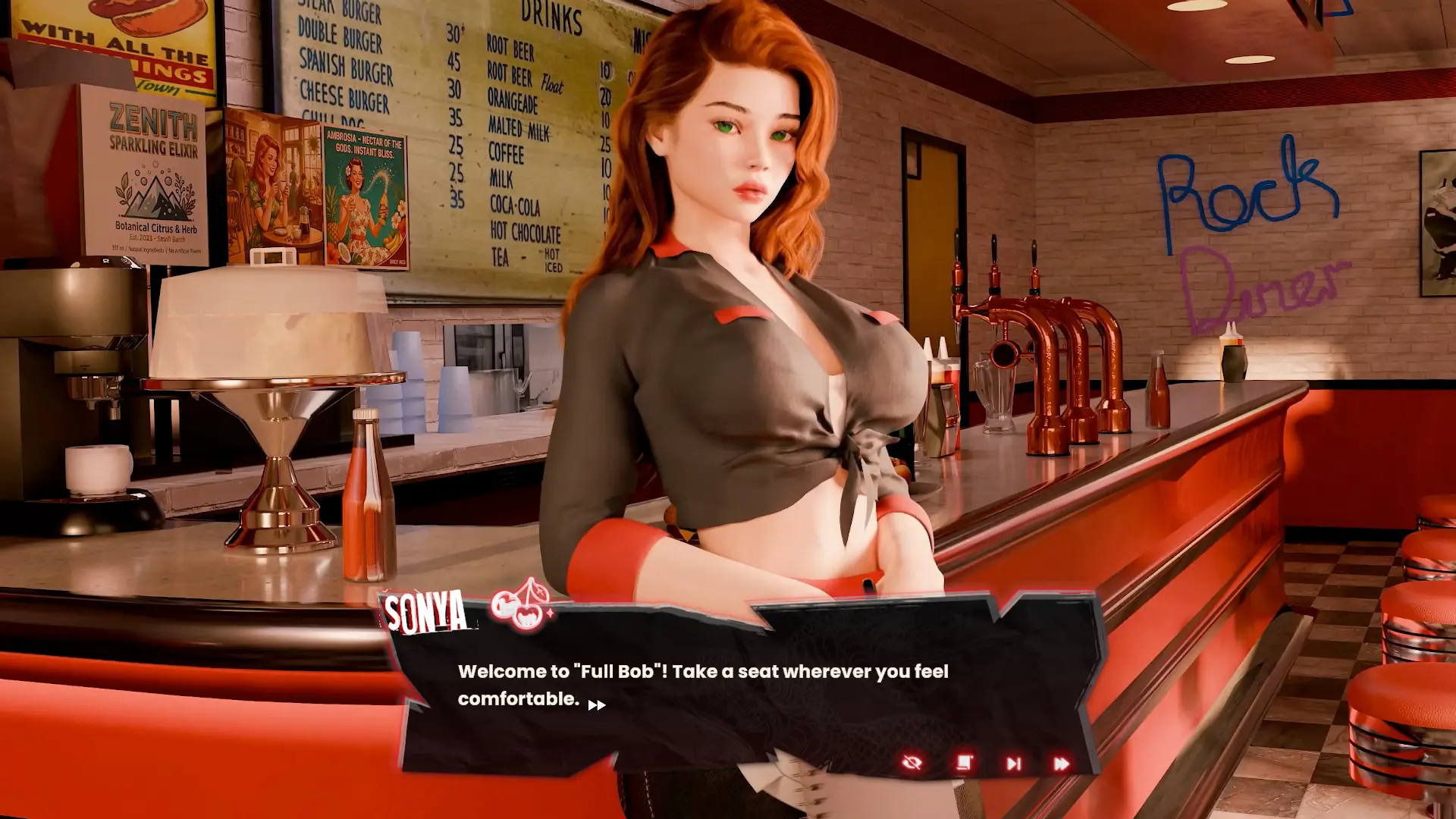 Sex, Sin & Rock’N’Roll gameplay screenshot 13 (Unity adult game) by Lewd Star – free download