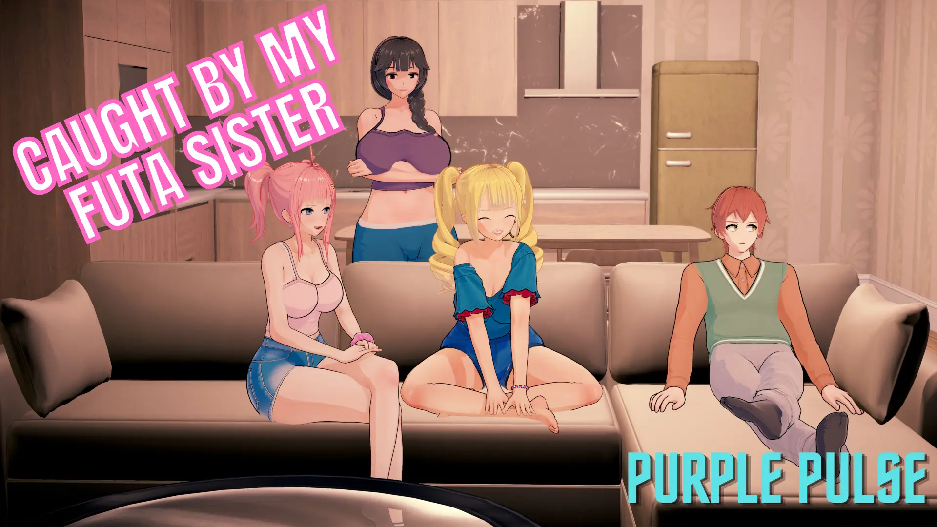 Caught By My Futa Sister gameplay screenshot 1 (Ren'Py adult game) by Purple Pulse – free download