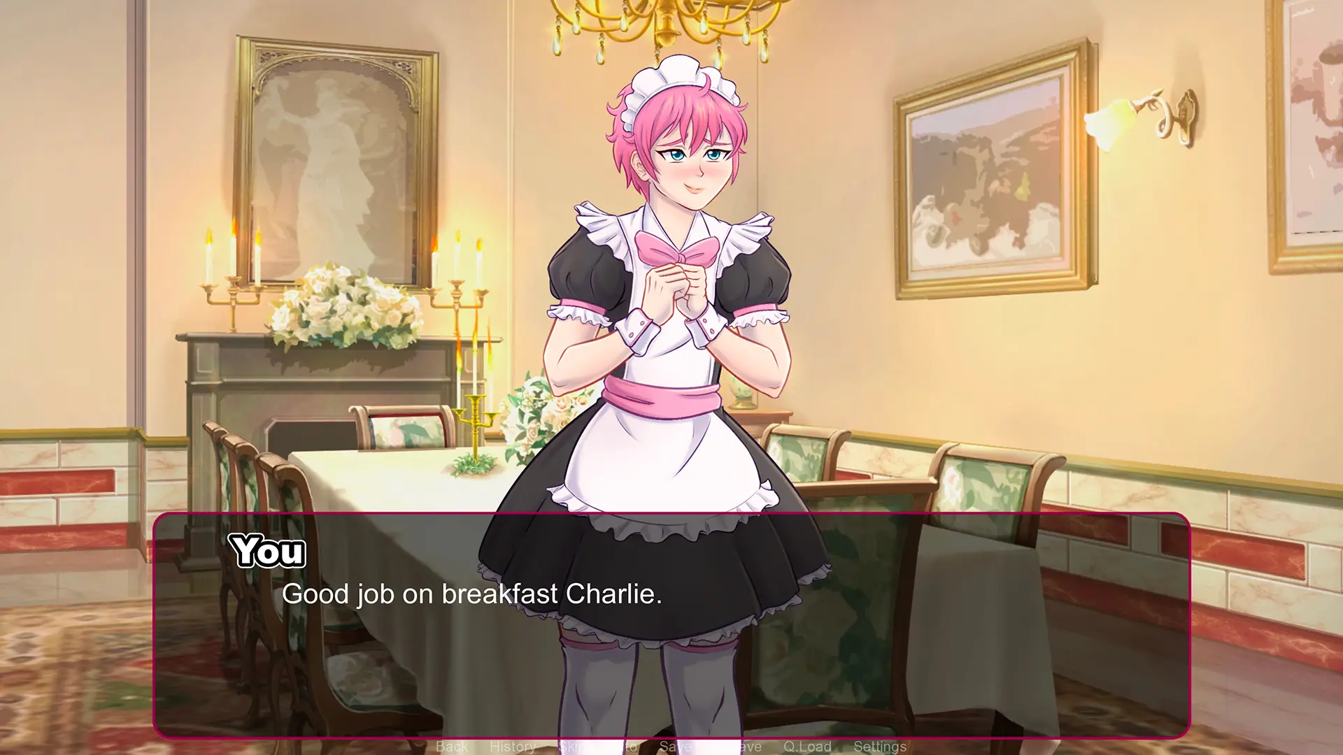 My Femboy Maid gameplay screenshot 3 (Ren'Py adult game) by Kipukink – free download