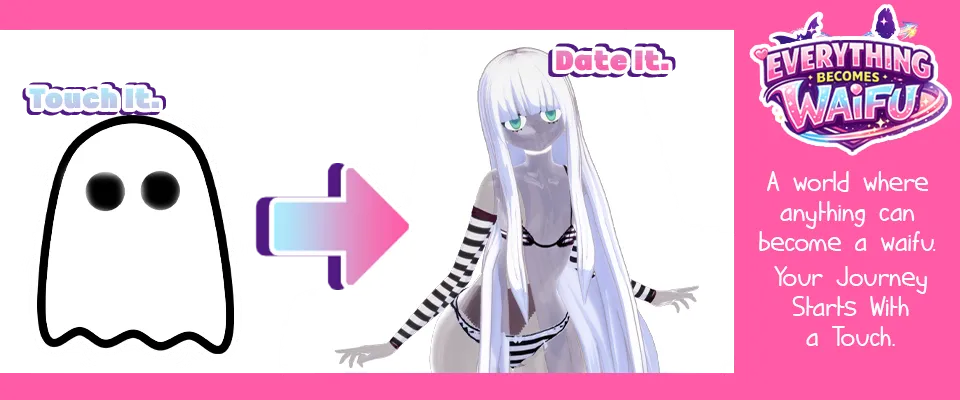 Everything Becomes Waifu gameplay screenshot 3 (RPGM adult game) by Golden Sunshine Games – free download